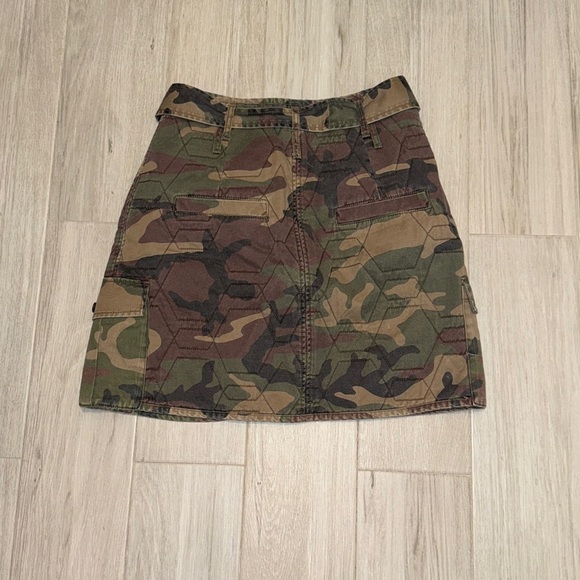 Marissa Webb Katrina quilted camo mini skirt - Picture 6 of 7